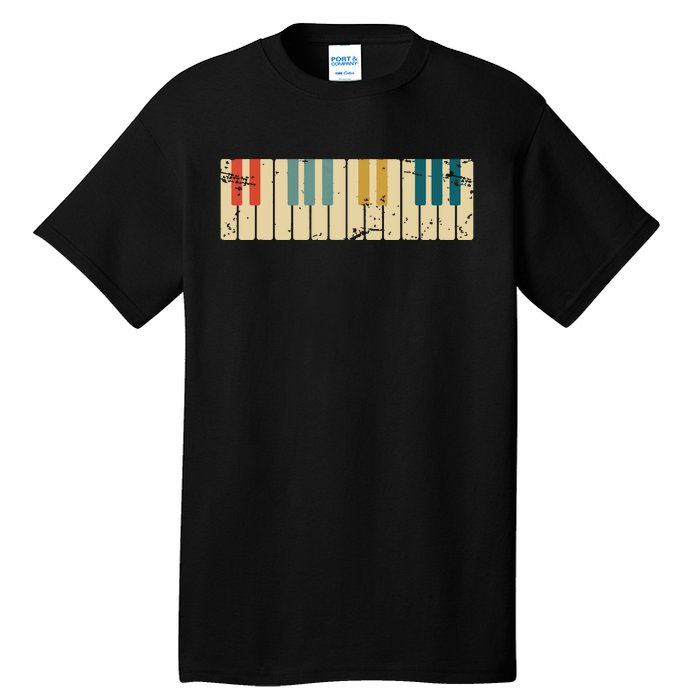 Classical Music Retro Piano Tall T-Shirt