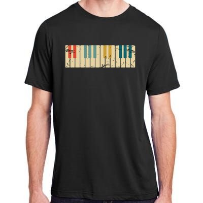 Classical Music Retro Piano Adult ChromaSoft Performance T-Shirt