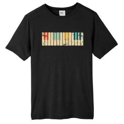 Classical Music Retro Piano Tall Fusion ChromaSoft Performance T-Shirt