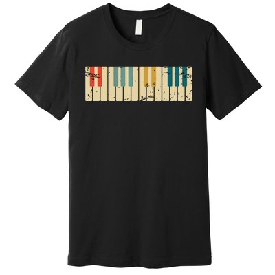 Classical Music Retro Piano Premium T-Shirt