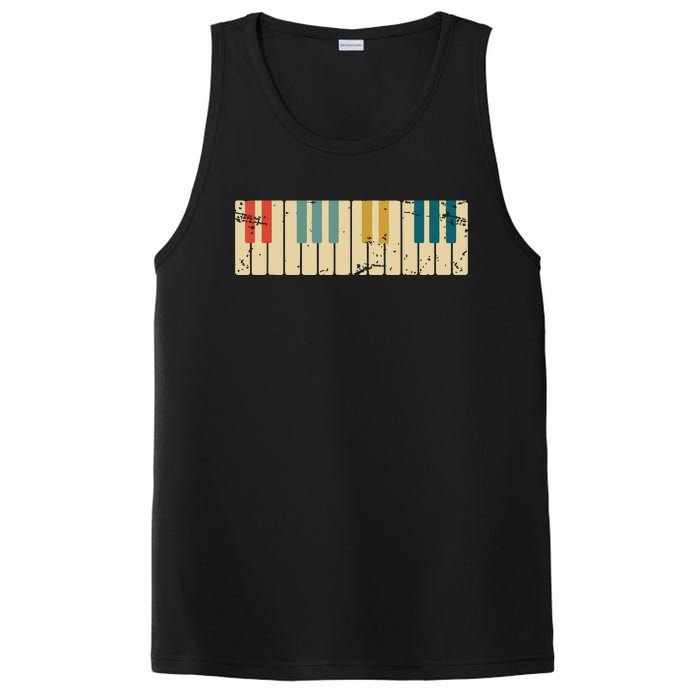 Classical Music Retro Piano PosiCharge Competitor Tank