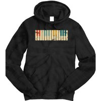 Classical Music Retro Piano Tie Dye Hoodie