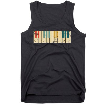 Classical Music Retro Piano Tank Top