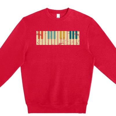 Classical Music Retro Piano Premium Crewneck Sweatshirt