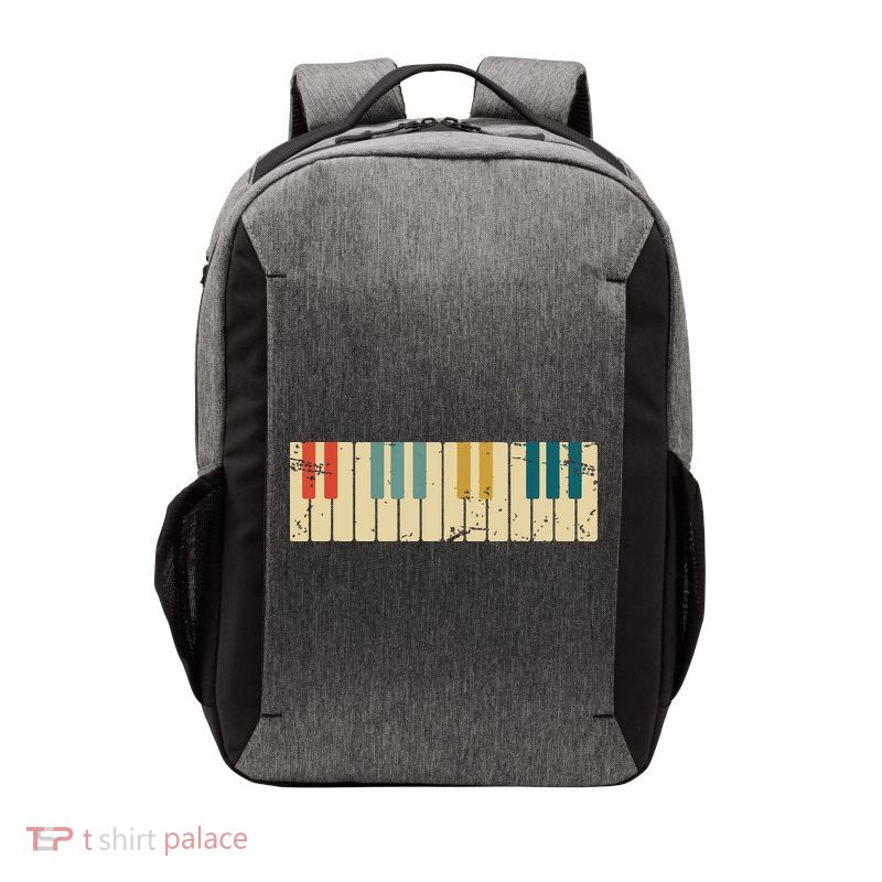 Classical Music Retro Piano Vector Backpack