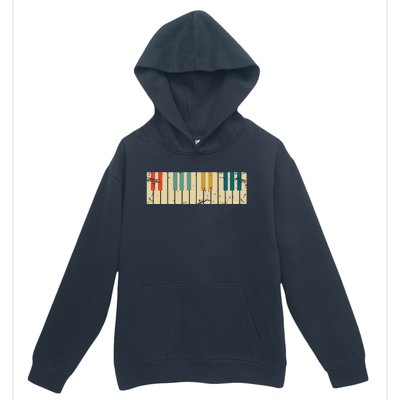 Classical Music Retro Piano Urban Pullover Hoodie