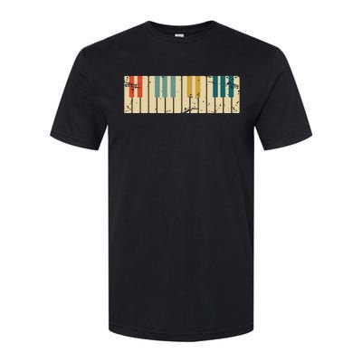 Classical Music Retro Piano Softstyle CVC T-Shirt