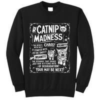 Catnip Madness Retro Funny Cute Kitten Cat Lover Sweatshirt