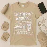 Catnip Madness Retro Funny Cute Kitten Cat Lover T-Shirt