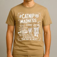 Catnip Madness Retro Funny Cute Kitten Cat Lover T-Shirt