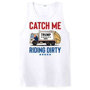 Catch Me Riding Dirty Garbage Vote Trump Truck Trump 2024 PosiCharge Competitor Tank