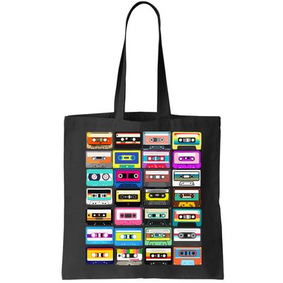 Cassette Mixtape Retro 1980s 1990s Music Vintage Graphic Bag