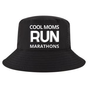 Cool Moms Run Marathons, Marathon Mom Runner Parent Cool Comfort Performance Bucket Hat