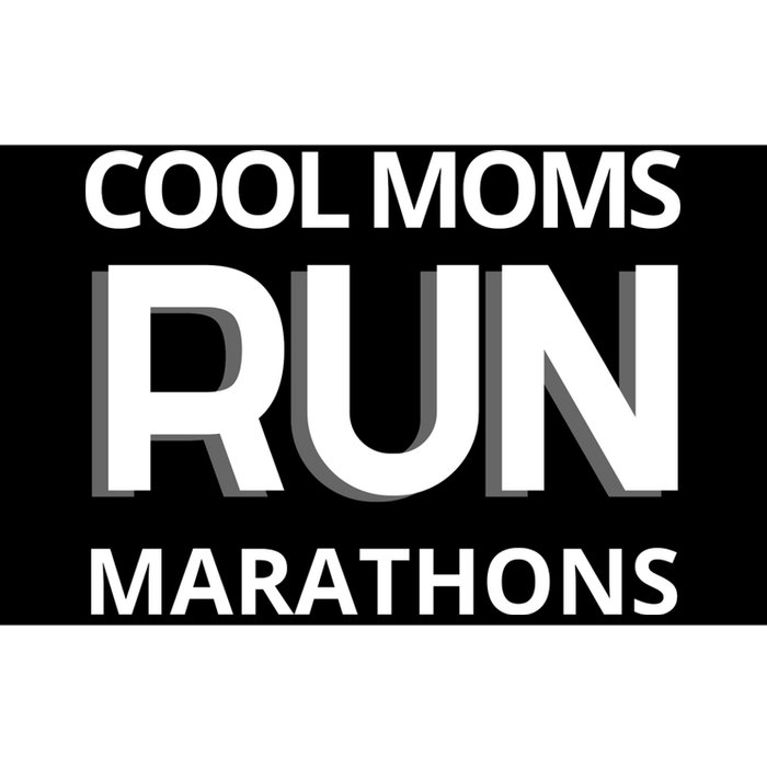 Cool Moms Run Marathons, Marathon Mom Runner Parent Bumper Sticker