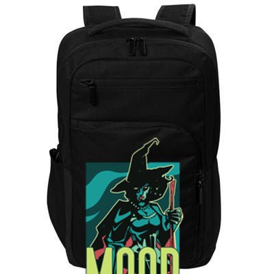 Current Mood Resting Witch Face Halloween Meme Funny Scary Gift Impact Tech Backpack