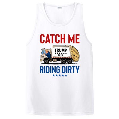 Catch Me Riding Dirty Garbage Vote Trump Truck Trump 2024 PosiCharge Competitor Tank