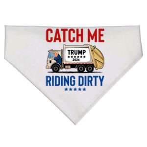 Catch Me Riding Dirty Garbage Vote Trump Truck Trump 2024 USA-Made Doggie Bandana