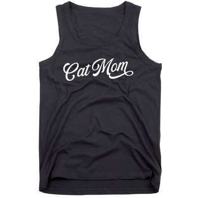 Cat Mom Retro Funny Pod Tank Top