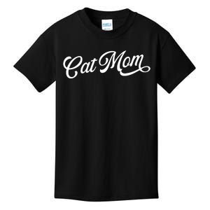 Cat Mom Retro Funny Pod Kids T-Shirt