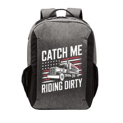 Catch Me Riding Dirty Trump Garbage 2024 Vector Backpack