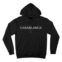 Casablanca Morocco Retro Vintage Hoodie