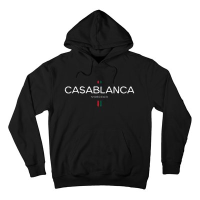 Casablanca Morocco Retro Vintage Hoodie