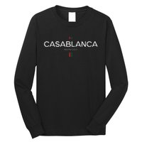 Casablanca Morocco Retro Vintage Long Sleeve Shirt