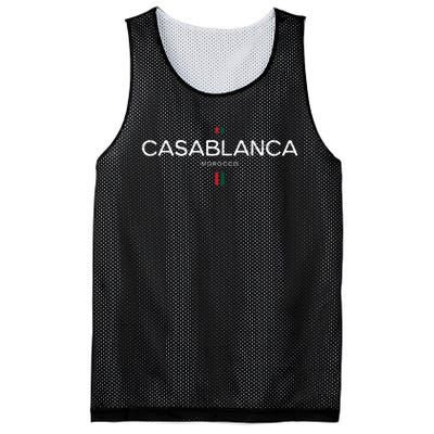 Casablanca Morocco Retro Vintage Mesh Reversible Basketball Jersey Tank