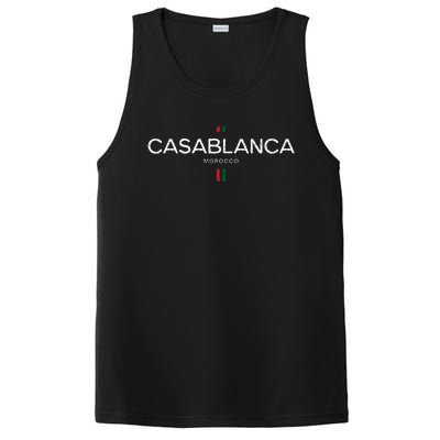 Casablanca Morocco Retro Vintage PosiCharge Competitor Tank