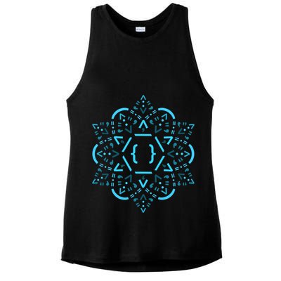 Code Mandala React Framework Ladies PosiCharge Tri-Blend Wicking Tank