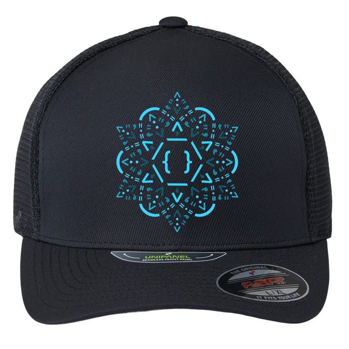 Code Mandala React Framework Flexfit Unipanel Trucker Cap