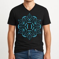 Code Mandala React Framework V-Neck T-Shirt