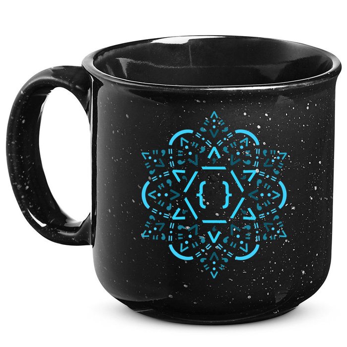 Code Mandala React Framework 15oz Campfire Ceramic Mug