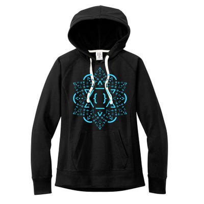 Code Mandala React Framework Women's Fleece Hoodie