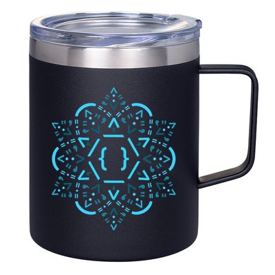Code Mandala React Framework 12oz Stainless Steel Coffee Mug