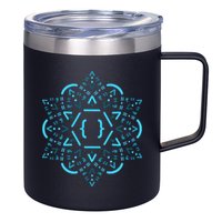 Code Mandala React Framework 12oz Stainless Steel Coffee Mug