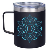 Code Mandala React Framework 12oz Stainless Steel Coffee Mug