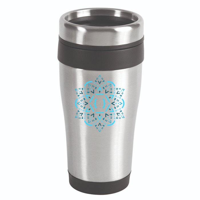 Code Mandala React Framework 16oz Travel Tumbler