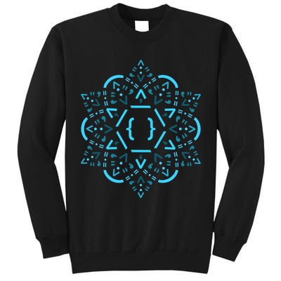 Code Mandala React Framework Tall Sweatshirt