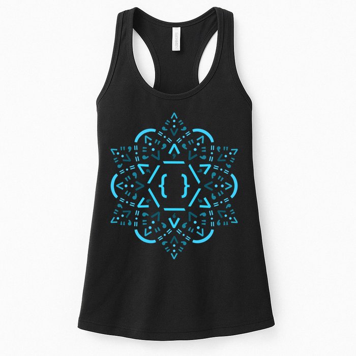 Code Mandala React Framework Women's Racerback Tank