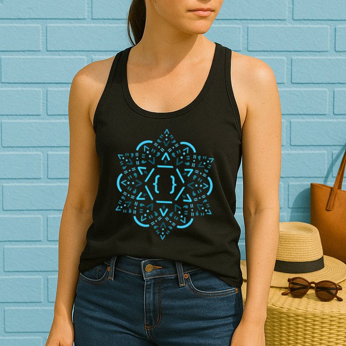 Code Mandala React Framework Women's Racerback Tank