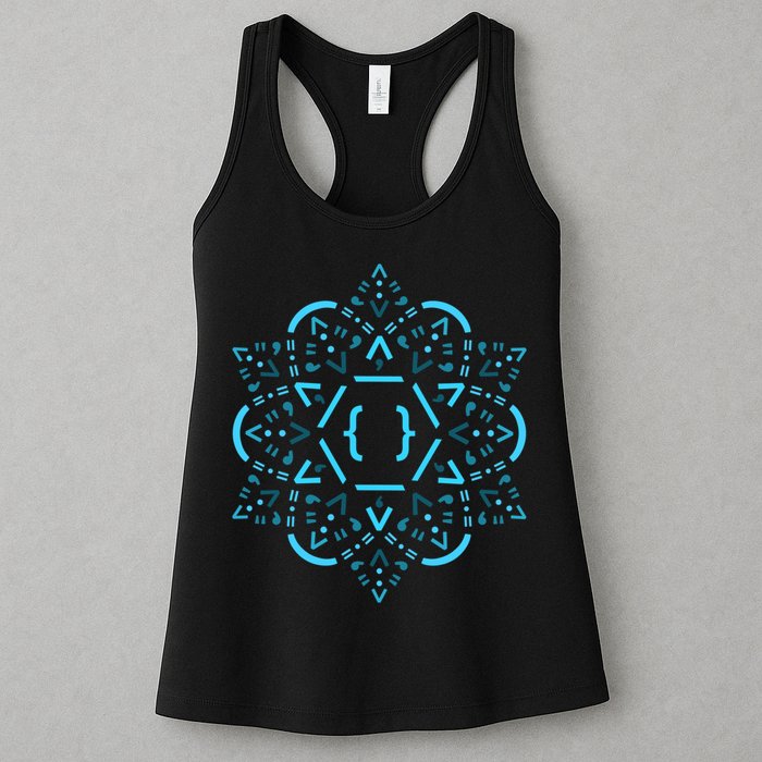 Code Mandala React Framework Women's Racerback Tank