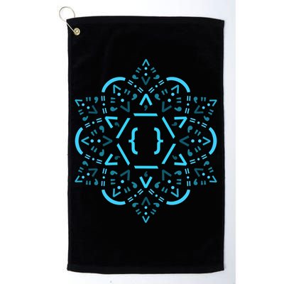 Code Mandala React Framework Golf Towel
