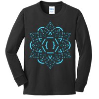 Code Mandala React Framework Kids Long Sleeve Shirt