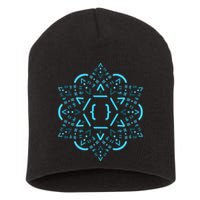Code Mandala React Framework Short Acrylic Beanie
