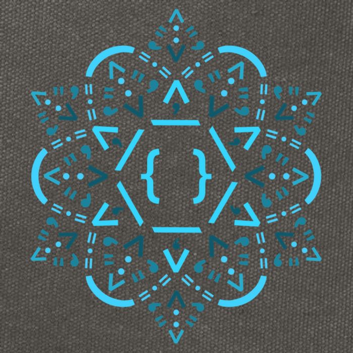 Code Mandala React Framework Cotton Canvas Backpack