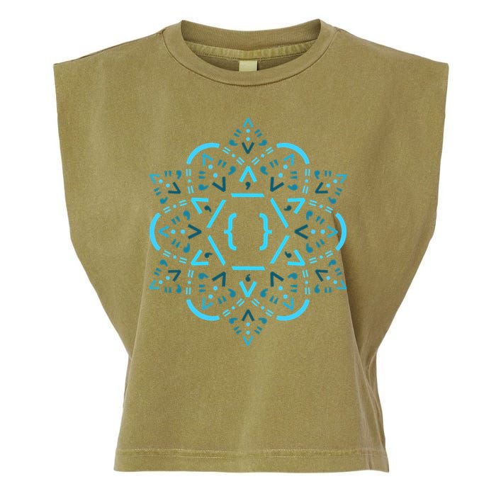 Code Mandala React Framework Garment-Dyed Women's Muscle Tee