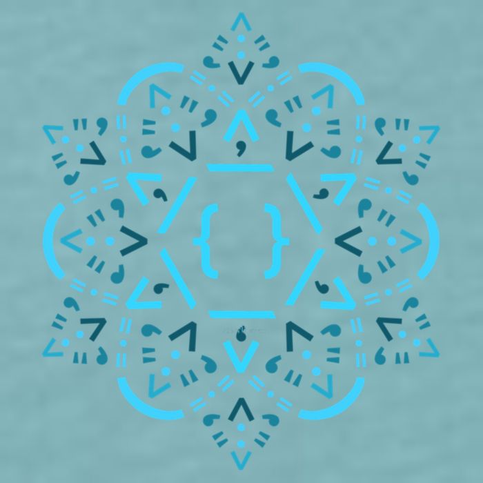 Code Mandala React Framework Sueded Cloud Jersey T-Shirt