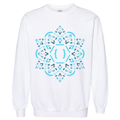 Code Mandala React Framework Garment-Dyed Sweatshirt