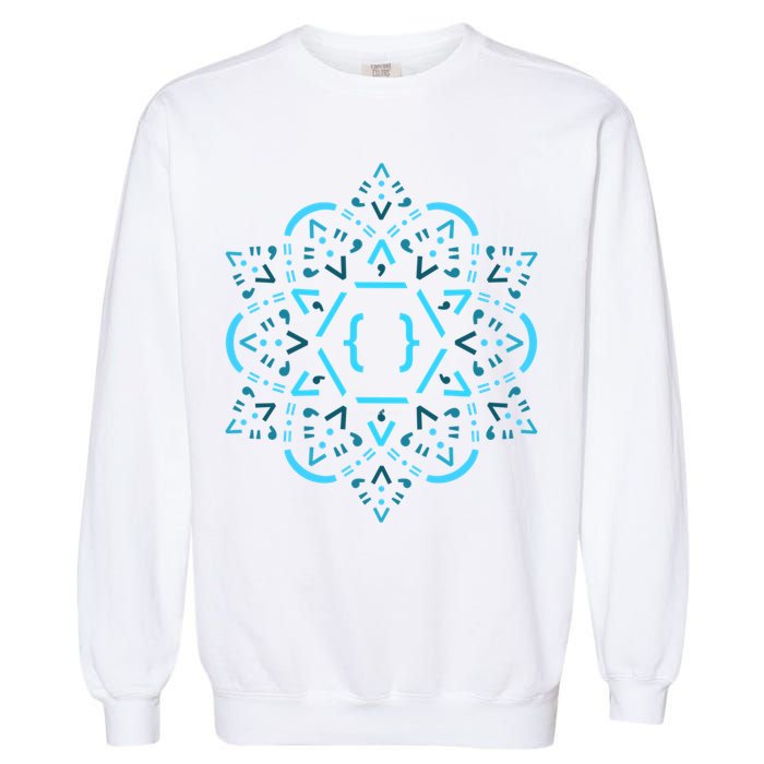 Code Mandala React Framework Garment-Dyed Sweatshirt